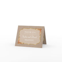 Rustic Fall Leaves Linen Canvas DANK JE