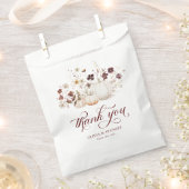 Rustic Fall Pumpkin Wedding Bedankzakje (Geknipt)