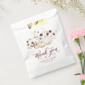 Rustic Fall Pumpkin Wedding Bedankzakje (Gezegeld)