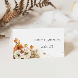 Rustic Fall Wedding Kaart