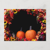 Rustic Fall Wedding Save the Date Wedüm Aankondigingskaart (Voorkant)