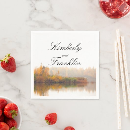 Rustic Fall Wedding Servetten (Insitu)