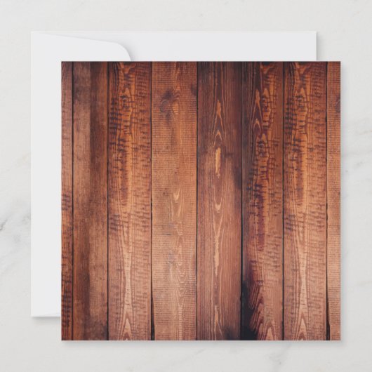 Rustic Fall Wedding Yellow Wilde Rozen Kaart (Achterkant)