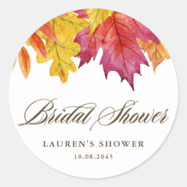 Rustic Falling verlaat Vrijgezellenfeest Ronde Sticker