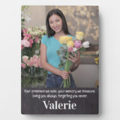 Rustic Family Keepslag Foto Memorial Fotoplaat (voorkant)