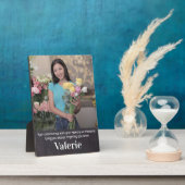 Rustic Family Keepslag Foto Memorial Fotoplaat (Zijkant)