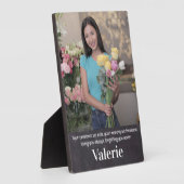 Rustic Family Keepslag Foto Memorial Fotoplaat (Zijkant)