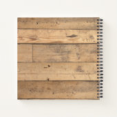 Rustic Family Name Cabin Forest Trees Guestbook Notitieboek (Achterkant)