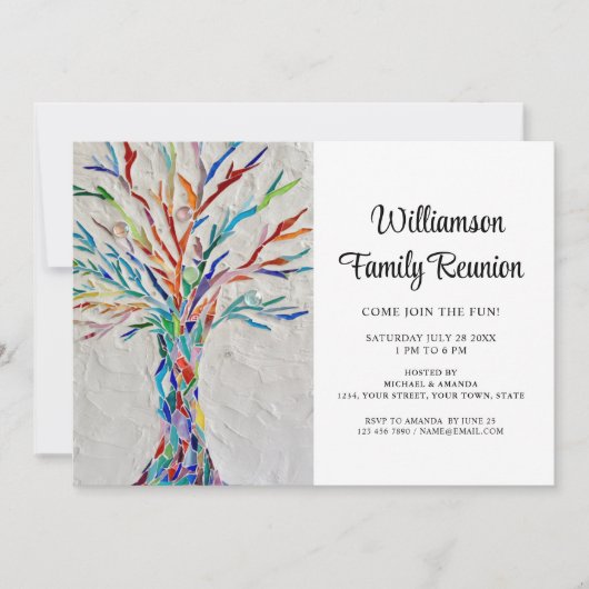 Rustic Family Reunion Kaart (Voorkant)