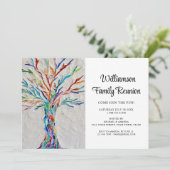 Rustic Family Reunion Kaart (Staand voorkant)
