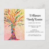 Rustic Family Reunion Uitnodiging Briefkaart (Voorkant)