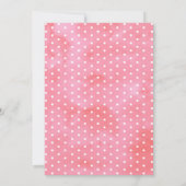 Rustic Farm Animals Girls Baby shower Uitnodiging (Achterkant)