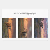 Rustic Farm Life A4 Wrapping Paper for Decoupage  (Voorkant)