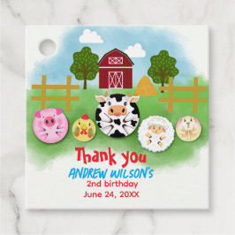 Rustic Farm Party Animals Balls Ready to Play Ball Bedankjes Labels