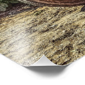 Rustic farm tractor foto afdruk (Hoek)