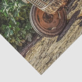 Rustic farm tractor tissuepapier (Detail)