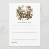 Rustic Farmers Market Baby shower Advieskaart (Voorkant)