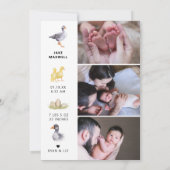 Rustic Farmhouse | Aankondiging moeder goose Birth (Achterkant)