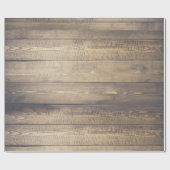 Rustic Farmhouse Barn Wood Planks Cadeaupapier (Vlak)