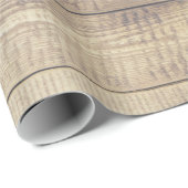 Rustic Farmhouse Barn Wood Planks Cadeaupapier (Rol Hoek)