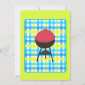 Rustic Farmhouse BBQ Card – Sunflower Cookout Kaart (Achterkant)