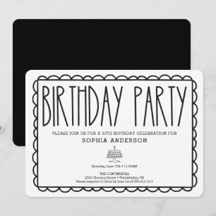 Rustic Farmhouse Birthday Party Uitnodiging