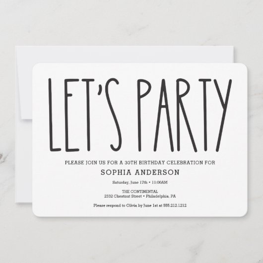 Rustic Farmhouse Birthday Party Uitnodiging (Voorkant)