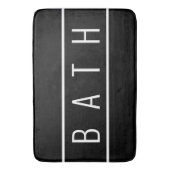 Rustic Farmhouse Black and White Badmat (Voorkant Verticaal)