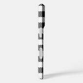 Rustic Farmhouse Black & White Checkered Case-Mate iPhone Case (Achterkant / Rechts)