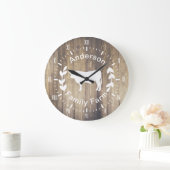 Rustic Farmhouse Bull Koe & Familienaam Grote Klok (Huis)