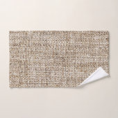 Rustic Farmhouse Burlap Bad Handdoek (Handdoek)