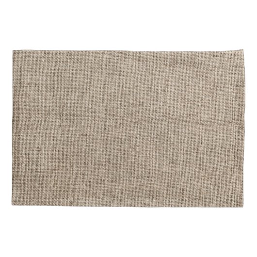 Rustic Farmhouse Burlap Kussensloop (Achterkant)
