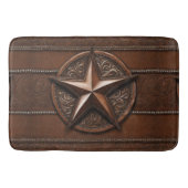 Rustic Farmhouse Cowboy Western Country Texas Star Badmat (Voorkant)