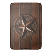 Rustic Farmhouse Cowboy Western Country Texas Star Badmat (Voorkant Verticaal)