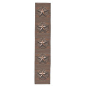 Rustic Farmhouse Cowboy Western Country Texas Star Medium Tafelloper (Voorkant)