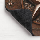 Rustic Farmhouse Cowboy Western Country Texas Star Muismat (Hoek)