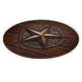 Rustic Farmhouse Cowboy Western Country Texas Star Snijplank (Hoek)