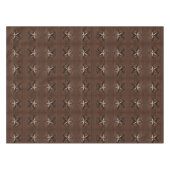 Rustic Farmhouse Cowboy Western Country Texas Star Tafelkleed (Voorkant (Horizontaal))