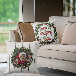 Rustic Farmhouse Distressed Wood Sierkussen