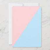 Rustic Farmhouse Gender Reopenbaart Baby shower Ui Kaart (Achterkant)