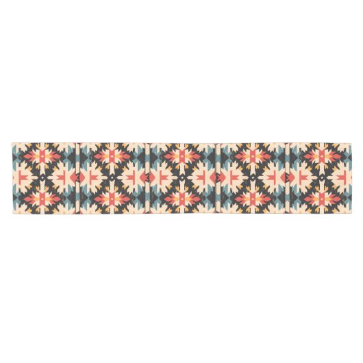 Rustic Farmhouse Geometric Table Runner Korte Tafelloper (Horizontaal)