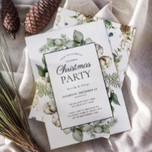 Rustic Farmhouse Greenery Kerstparty