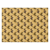 Rustic Farmhouse Hen Pattern – In Yellow  Tafelkleed (Voorkant (Horizontaal))