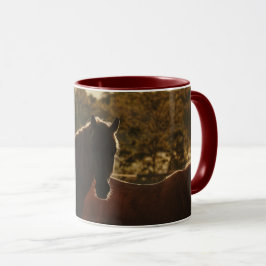 Rustic Farmhouse Horse Mug Mok