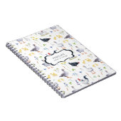 Rustic Farmhouse Kippen | Monogram Notitieboek (Rechterzijde)