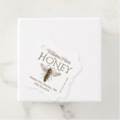 Rustic Farmhouse Kraft Honey  Queen Bee Bedankjes Labels (In situ)