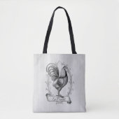 Rustic Farmhouse Land French Hand Drawn Tote Bag (Voorkant)