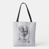 Rustic Farmhouse Land French Hand Drawn Tote Bag (Achterkant)
