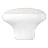 Rustic Farmhouse Modern White Shiplap Barn Wood Keramische Knop (Zijkant)