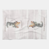 Rustic Farmhouse Name Theedoek (Horizontaal)